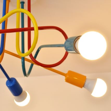 Світильник дитячий накладний LED OXFORD 5xE27/15W/230V