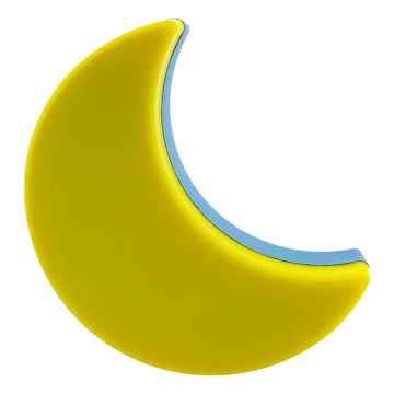 LED Дитячий нічник із сенсором сутінків LED/0,5W/230V місяць
