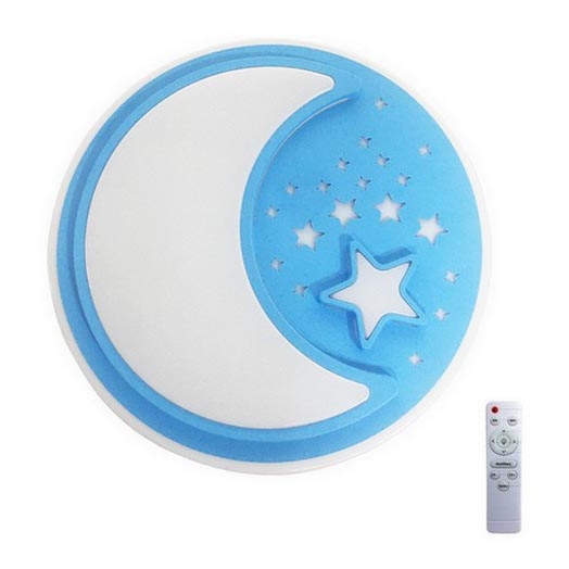 LED Дитячий стельовий світильник з регулюванням яскравості NOTTE LED/40W/230V + пульт дистанційного керування