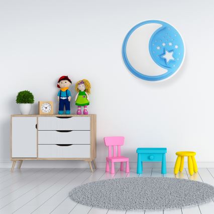 LED Дитячий стельовий світильник з регулюванням яскравості NOTTE LED/40W/230V + пульт дистанційного керування