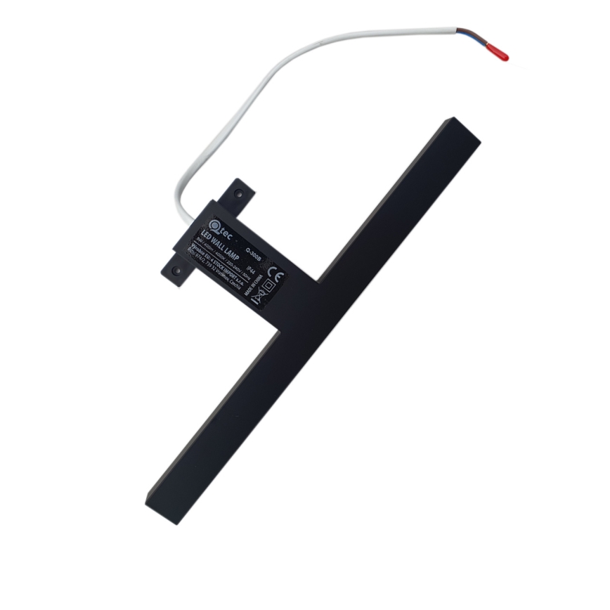 Світлодіодне дзеркальне освітлення для ванної LED/8W/230V 4000K 50 см IP44 чорне