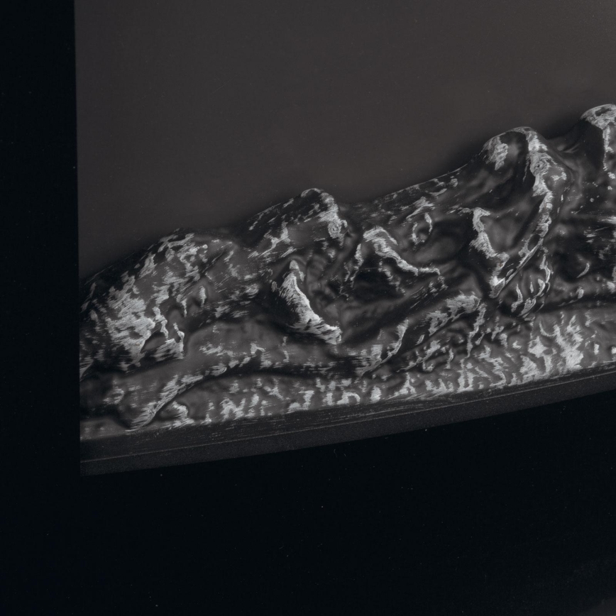 LED електричний камін з обігрівом LED/2000W/230V + пульт дистанційного керування