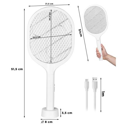 LED Електричний знищувач комах 2в1 800 mAh/5V