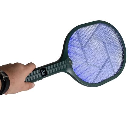 LED Електричний знищувач комах 2в1 з РК-дисплеєм 1200 mAh/5V зелений