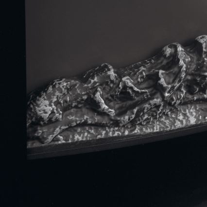 LED-электрокамин с обогревом LED/2000 Вт/230 В + пульт дистанционного управления