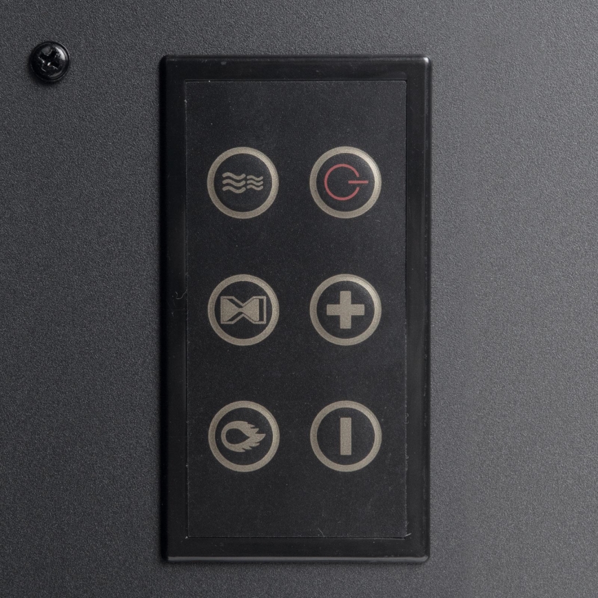 LED-электрокамин с обогревом LED/2000 Вт/230 В + пульт дистанционного управления