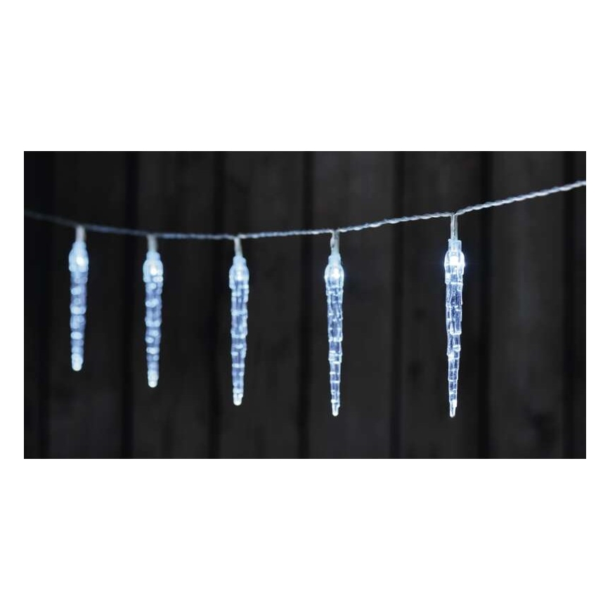 LED  гирлянда 10xLED/2xAA 1,65м