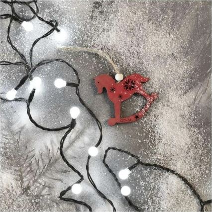 LED гірлянда 200xLED/8 функцій 20m IP44 холодна біла