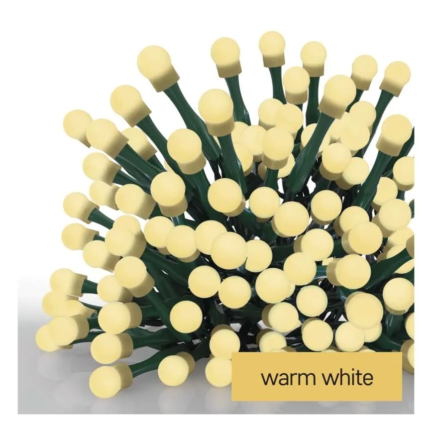 LED  гірлянда 480xLED/8 режимів 53m IP44 теплий білий