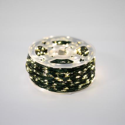 LED уличная гирлянда 1500xLED/230V 8 функций 153 m IP44 тёплый белый + пульт дистанционного управления