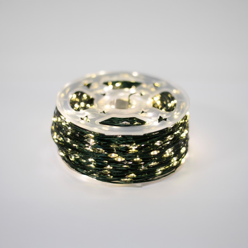 LED уличная гирлянда 1500xLED/230V 8 функций 153 m IP44 тёплый белый + пульт дистанционного управления