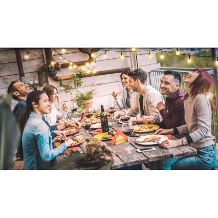 LED гірлянда на сонячній батареї 6,9м 50xLED/1,2V