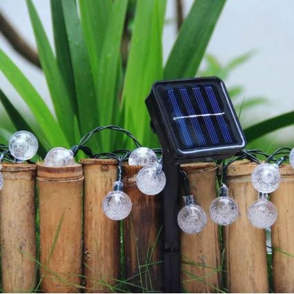 LED гірлянда на сонячній батареї 6,9м 50xLED/1,2V