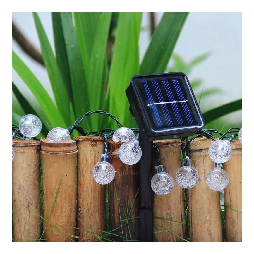 LED гірлянда на сонячній батареї 6,9м 50xLED/1,2V