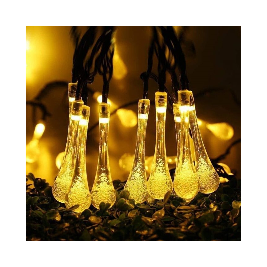 LED гірлянда на сонячній батареї з датчиком освітленості 20xLED/0,72W/1,2V 600 mAh 4,7m IP44