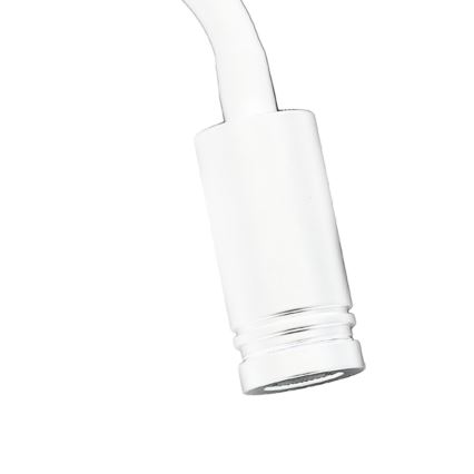 LED Гнучка nástěnná lampička з USB BASE 1xLED/8W+1xLED/2W/230V білий/срібний