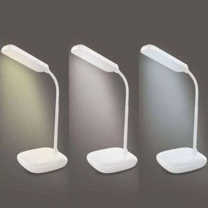 LED Гнучка настільна лампа з регулюванням яскравості LED/12W/230V 3000K/4000K/6500K білий