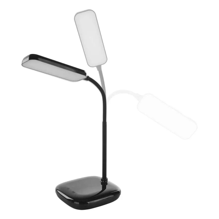 LED Гнучка настільна лампа з регулюванням яскравості LED/12W/230V 3000K/4000K/6500K чорний
