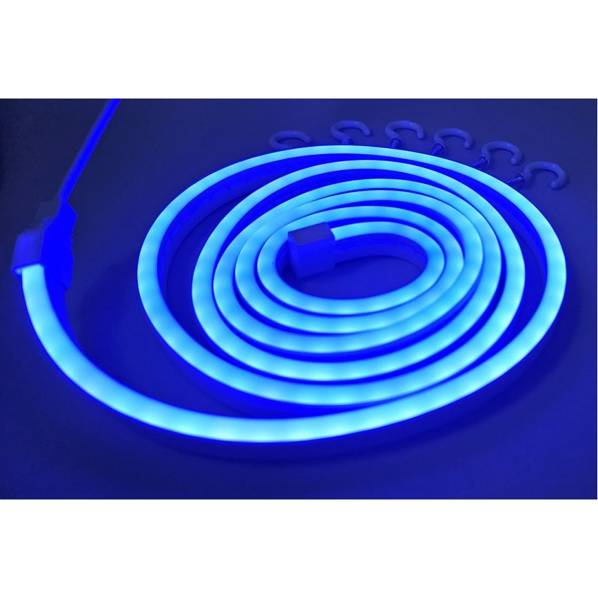 LED Гнучка стрічка NEON LED/5V USB 1,8 м синій