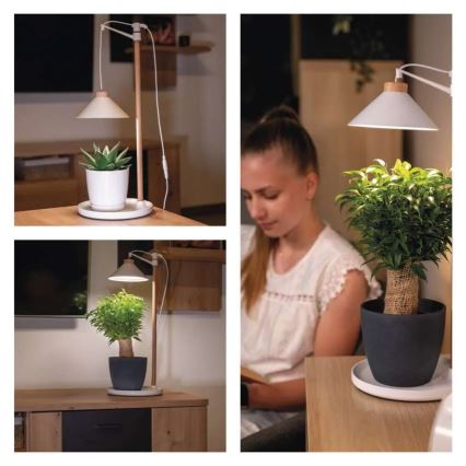 LED інтер'єрна лампа для вирощування рослин GROW LED/7W/5V