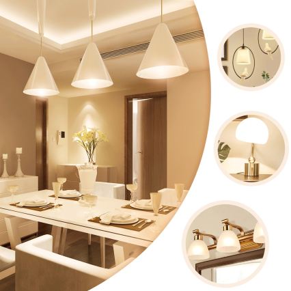 LED-лампа A60 E27/8W/230V 330° 2700K - Aigostar