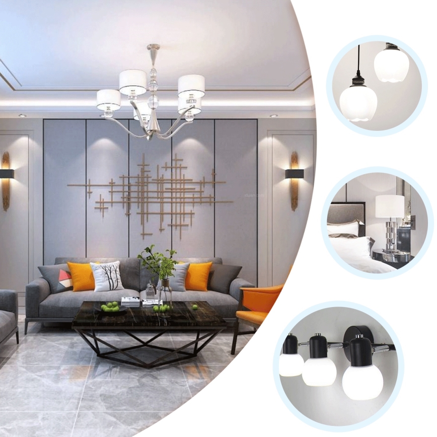 LED-лампа A60 E27/8W/230V 330° 6500K - Aigostar
