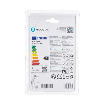 LED-лампа A60 E27/8W/230V 330° 6500K - Aigostar