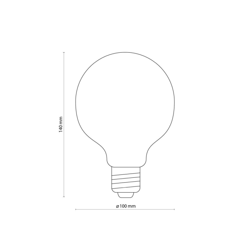 LED-лампа AMBER G95 E27/6,5 Вт/230 В 3200K