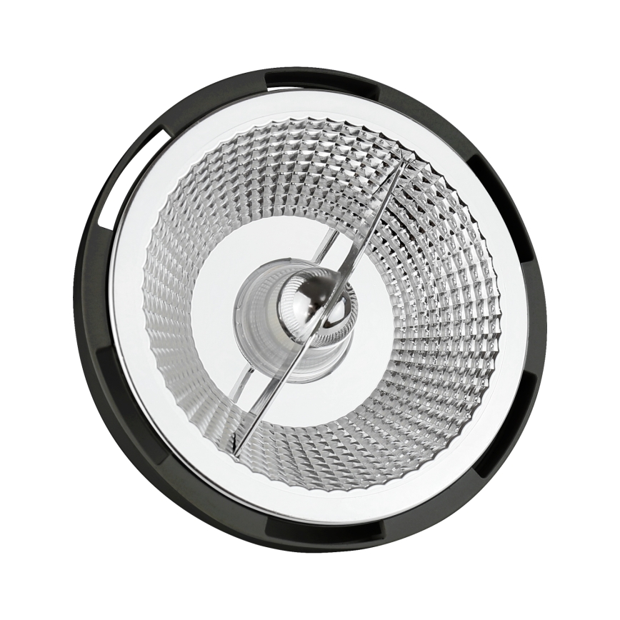Світлодіодна лампа AR111 GU10/12W/230V 3000K 15° чорна