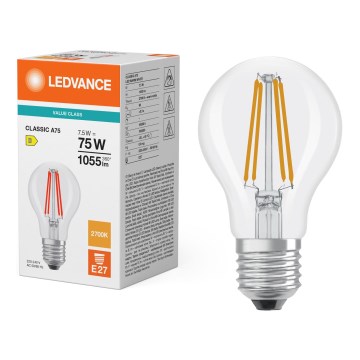 LED-лампа CLASSIC FILAMENT A60 E27/7,5W/230V 2700K - Ledvance