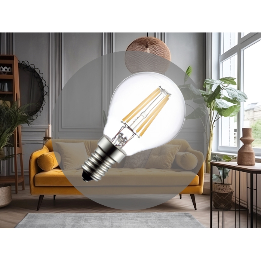 LED-лампа FILAMENT G45 E14/6W/230V 4000K