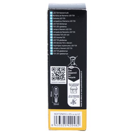 LED-лампа FILAMENT T25 E14/6W/230V 3000K - BRILAGI