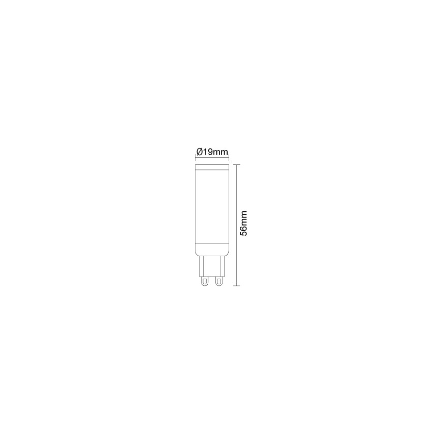 LED-лампа G9/4,6W/230V 2800K