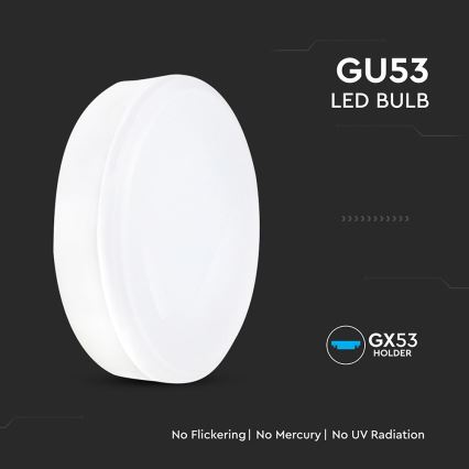 LED лампа GX53/6,4W/230V 3000K