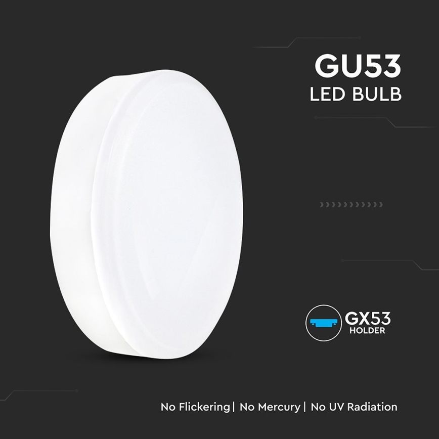 LED лампа GX53/6,4W/230V 3000K