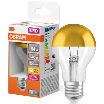 LED лампа із дзеркальним куполом SUPERSTAR E27/7W/230V 2700K золота - Osram