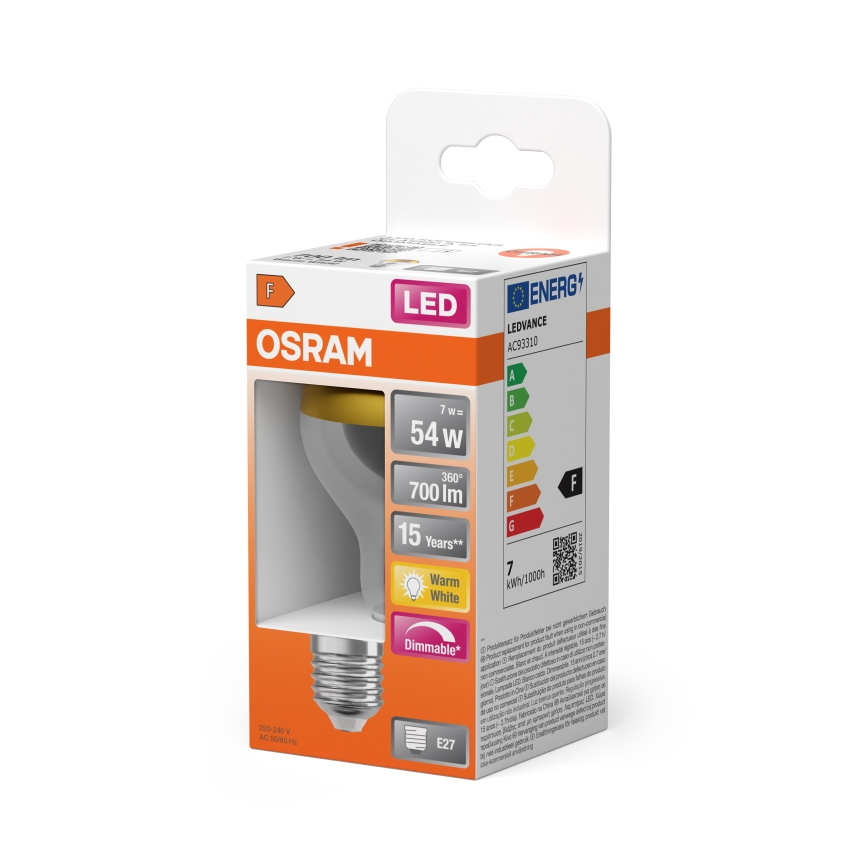 LED лампа із дзеркальним куполом SUPERSTAR E27/7W/230V 2700K золота - Osram