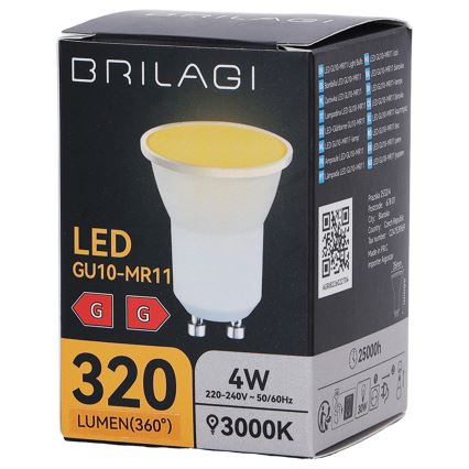 LED-лампа MR11 GU10/4W/230V 3000K - BRILAGI