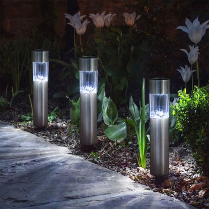 LED Лампа на сонячній батареї LED/1x2/3AAA IP44