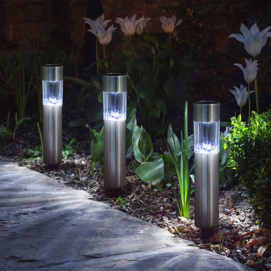 LED Лампа на сонячній батареї LED/1x2/3AAA IP44