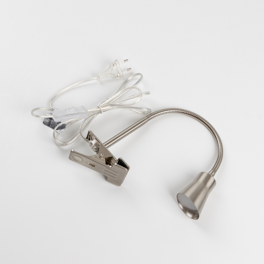 LED-лампа с клипсой LED/3,2W/230V матовый хром