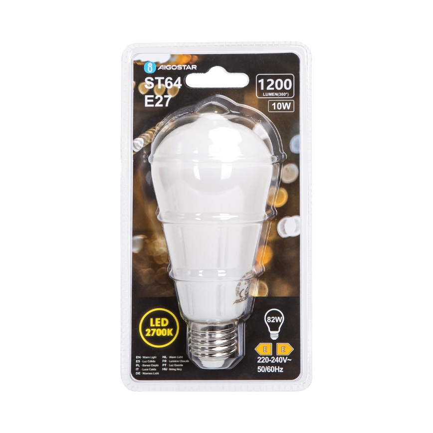 LED-лампа ST64 E27/10W/230V 320° 2700K - Aigostar
