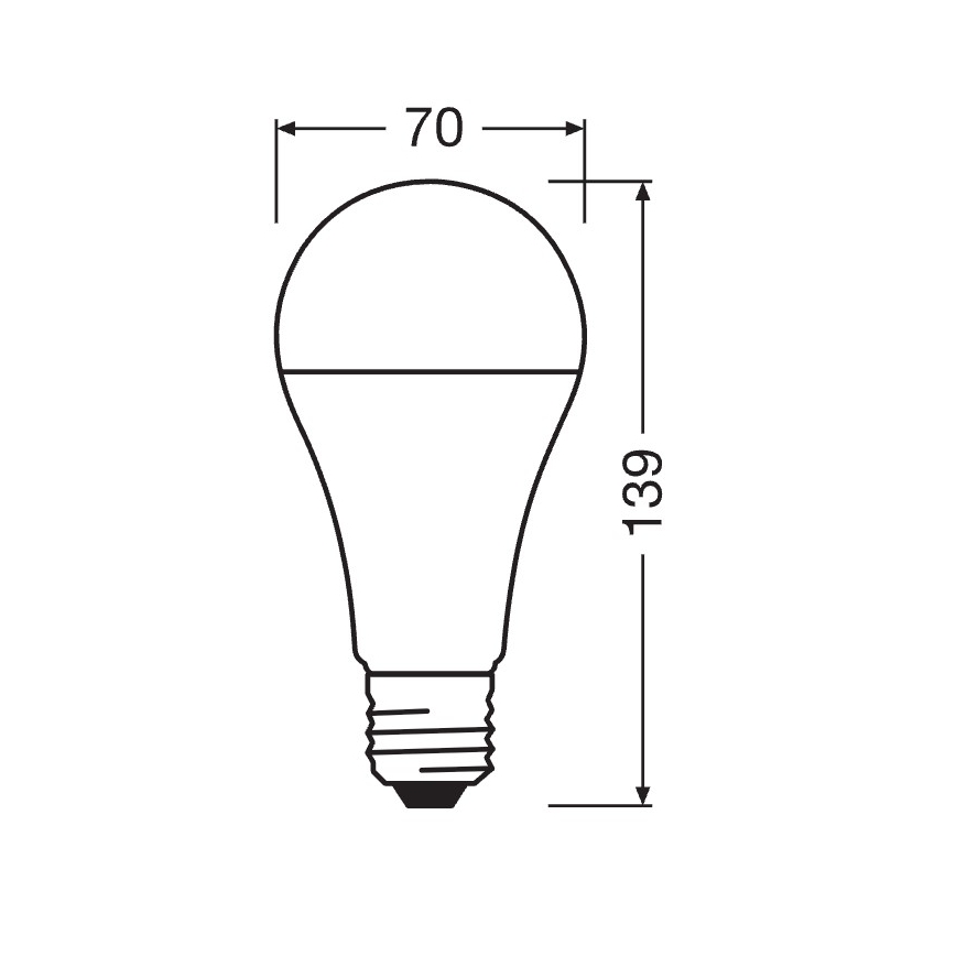 LED лампа STAR E27/19W/230V 6500K - Osram
