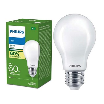 LED-лампа ULTRAEFFICIENT Philips A60 E27 4W 230V 3000K