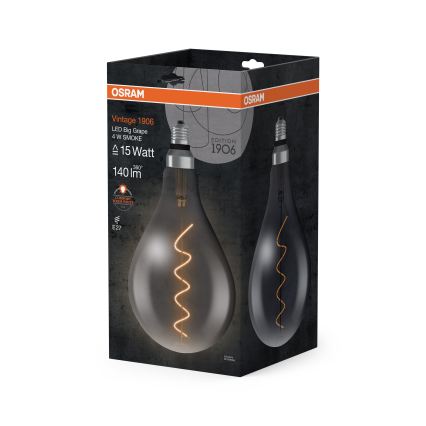 LED лампа VINTAGE FILAMENT E27/4W/230V 1800K - Osram