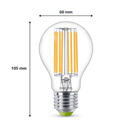 Світлодіодна лампа VINTAGE Philips A60 E27/4W/230V 3000K