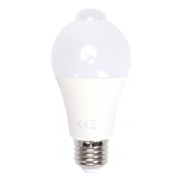 LED-лампа з датчиком руху та сутінків A60 E27/9W/230V 3000K - Aigostar