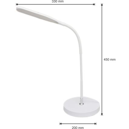 LED Лампа з регулюванням яскравості 3в1 LED/10W/230V 3000/4000/6000K CRI 90 білий