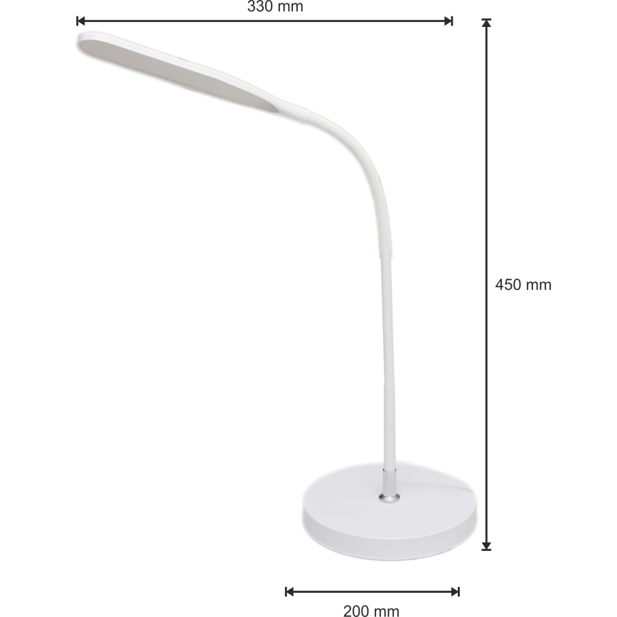 LED Лампа з регулюванням яскравості 3в1 LED/10W/230V 3000/4000/6000K CRI 90 білий