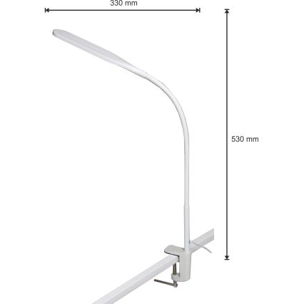LED Лампа з регулюванням яскравості 3в1 LED/10W/230V 3000/4000/6000K CRI 90 білий